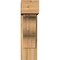 Ekena Millwork Funston Block Rough Sawn Bracket w/ Offset Brace, Western Red Cedar, 8"W x 20"D x 28"H BKT0806X20X28FST05RWR - alternate 3